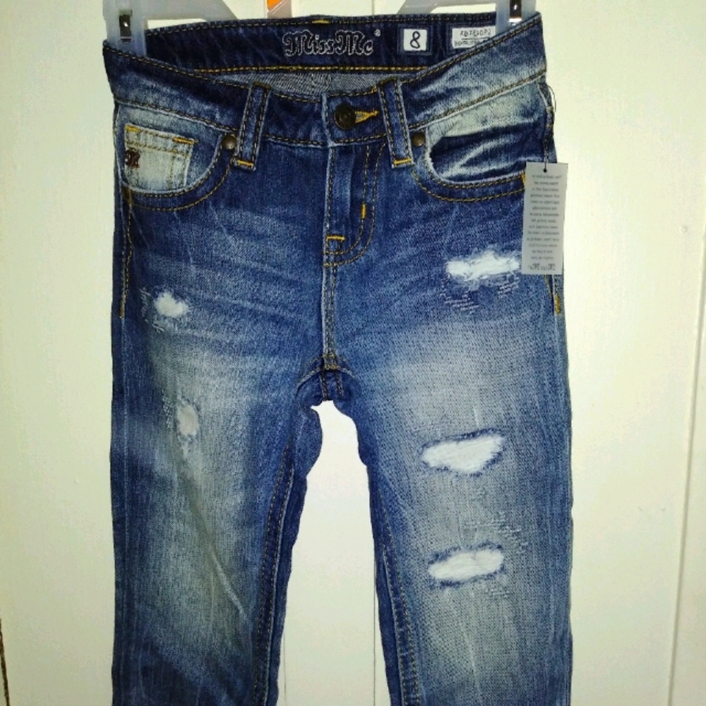 Miss Me Girls Capris Sz 8 NWT